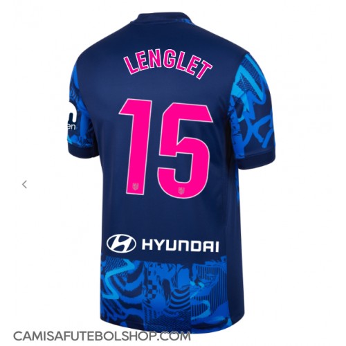 Camisa de time de futebol Atletico Madrid Clement Lenglet #15 Replicas 3º Equipamento 2024-25 Manga Curta